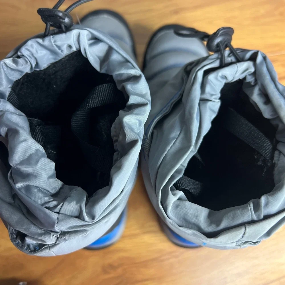CH20 Alpina Kids‎ Winter Snow Boots Size 4 Puffer Rated to -30 Faux Fur Lined